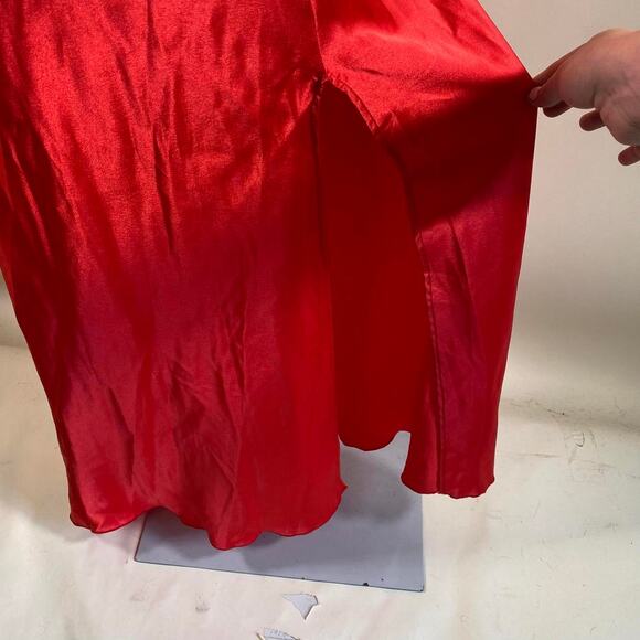Vintage fredricks red maxi slip dress - Picture 3 of 5
